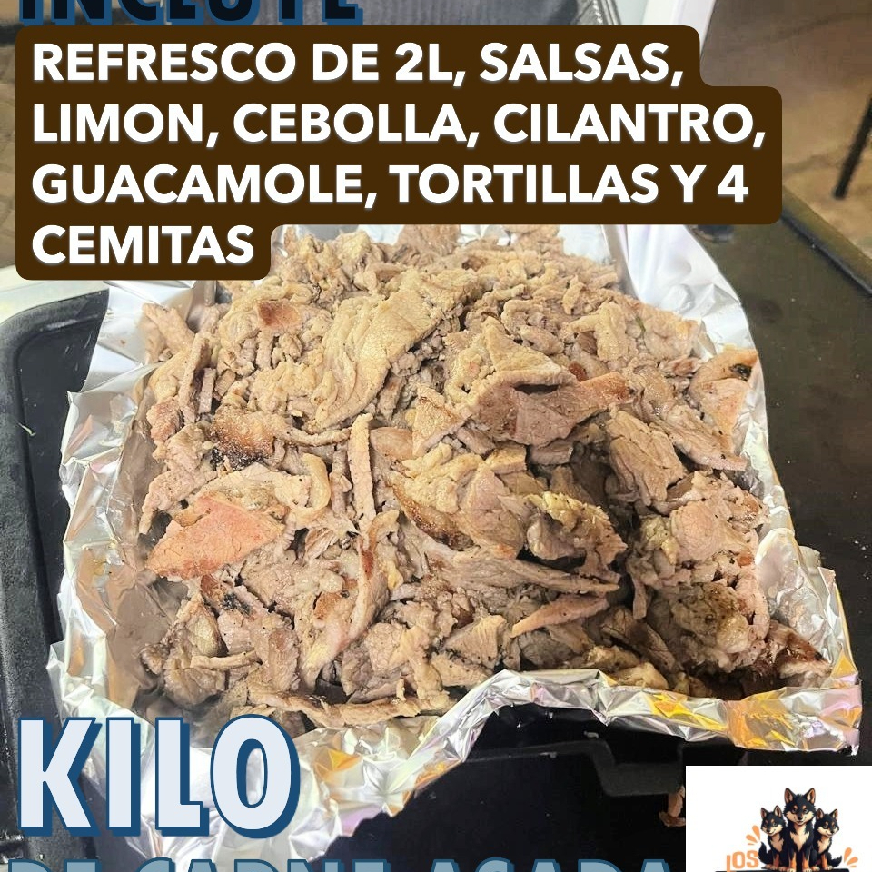 KILO DE ASADA + 1 REFRESCO 2LT