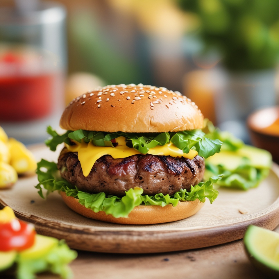 Hamburguesa Hawaiana