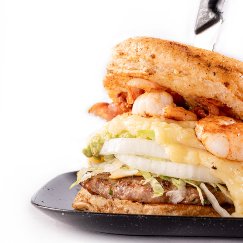 Hamburguesa Mar y Tierra