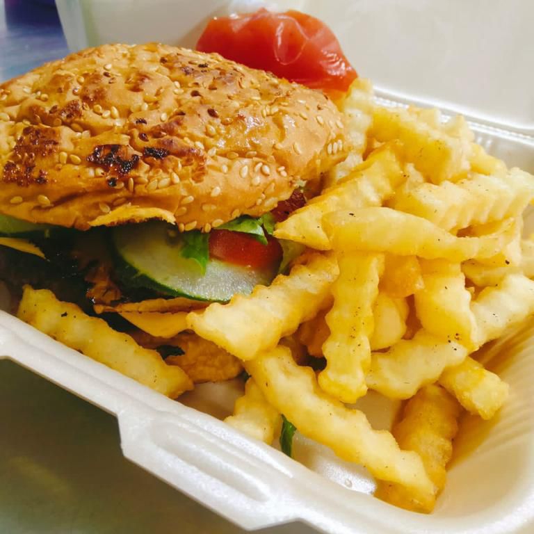 Hamburguesa sin Papas