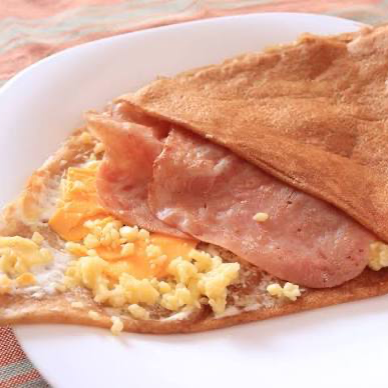 Crepa de Queso Bola y Jamon