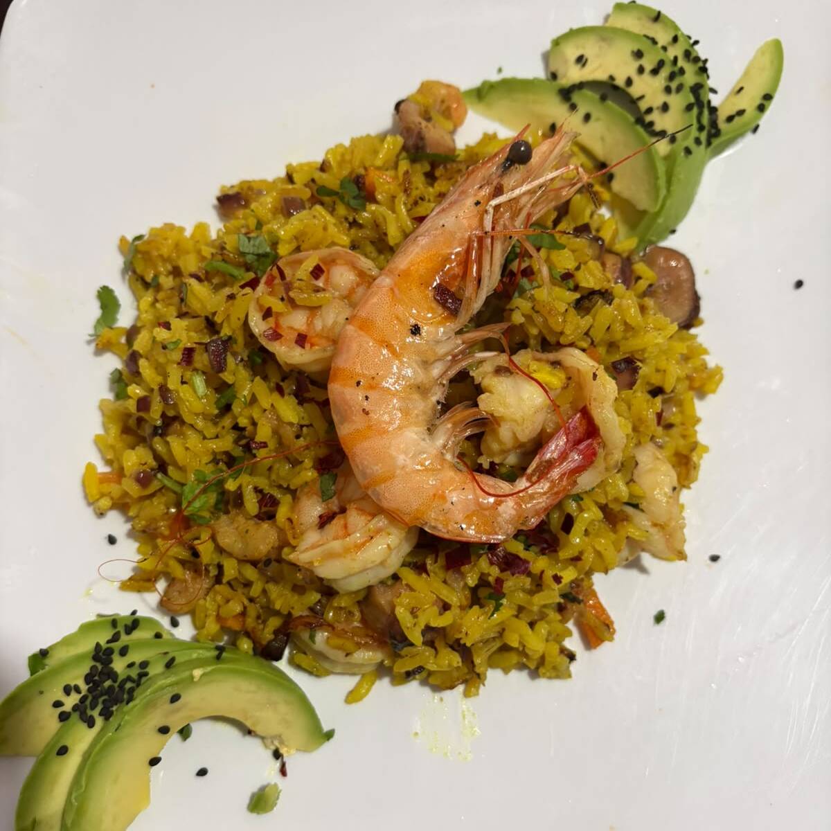 Risotto De Mariscos Con 1 Lt Agua Limón