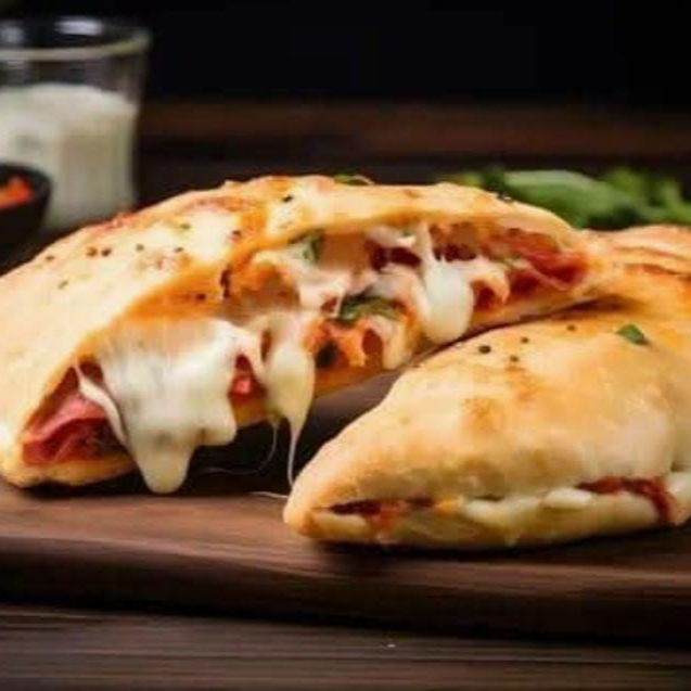 (Individual) Pizza Calzone de Jamón con Queso