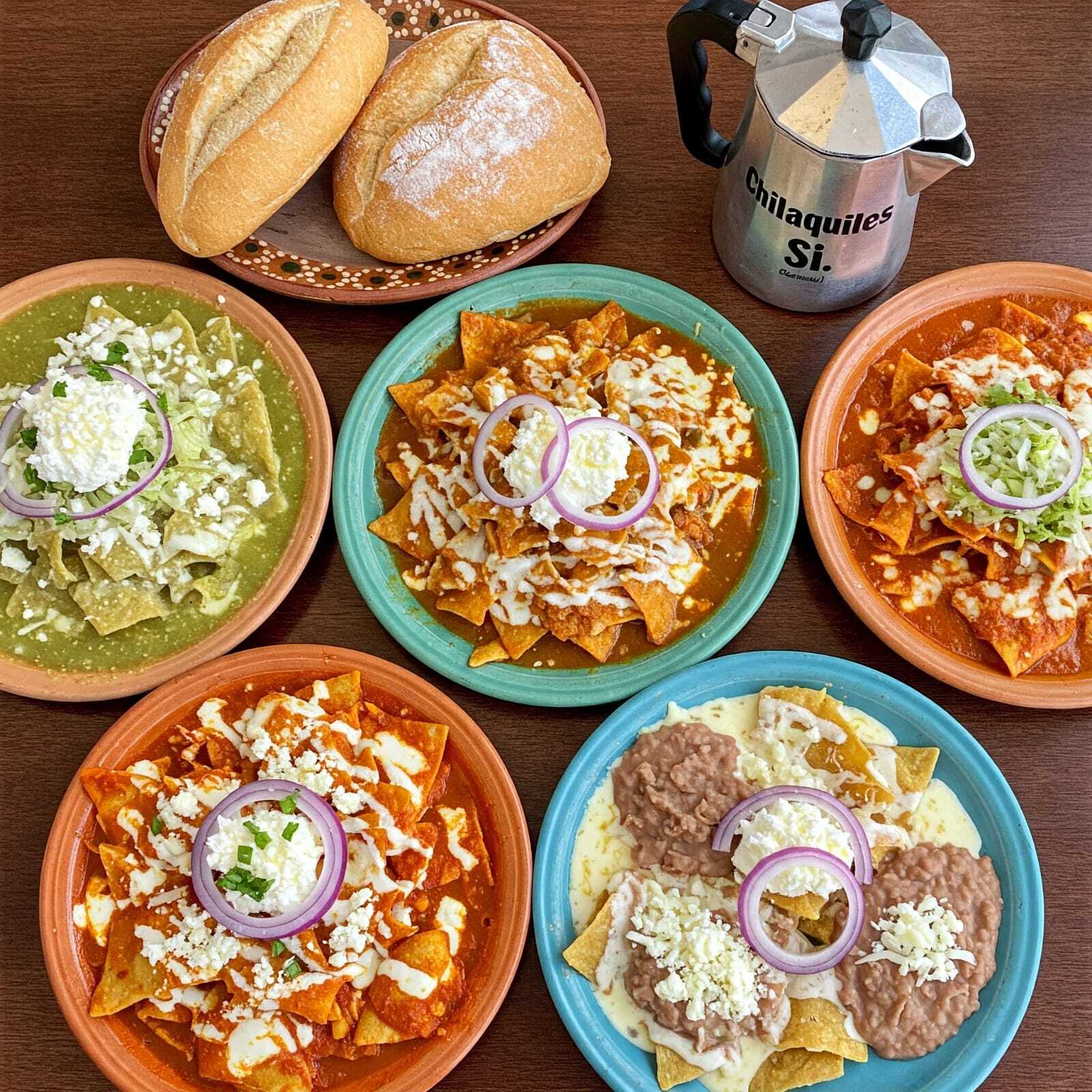 Chilaquiles más Jugo Naranja