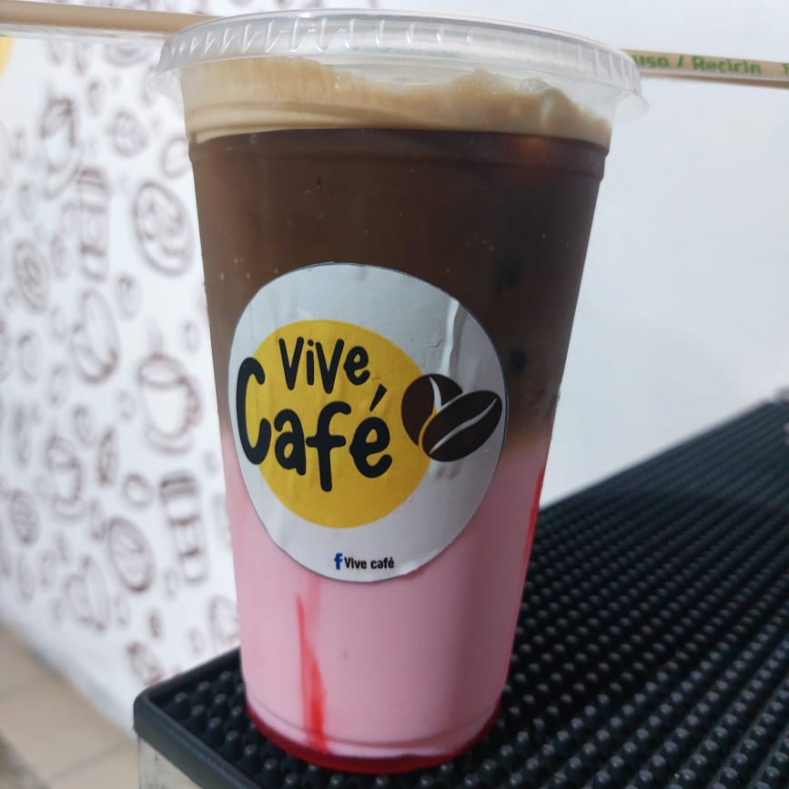 Café Latte de Fresa