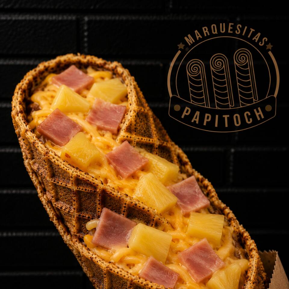 Hawaiana con Queso Bola