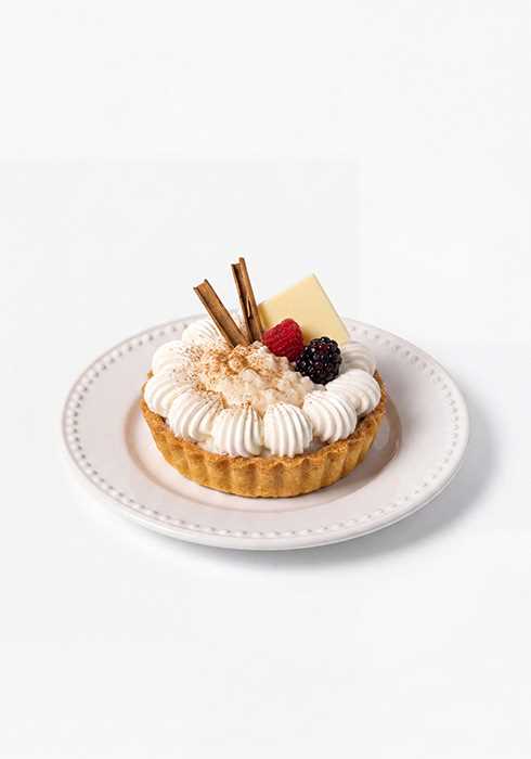 Mini tarta arroz con leche