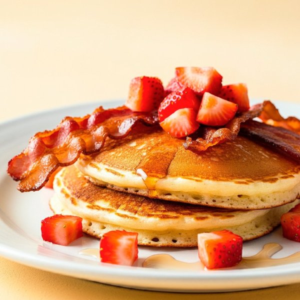 Pancakes con Tocineta
