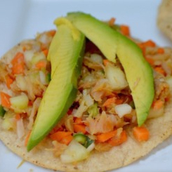 Tostada de Camarón Seco