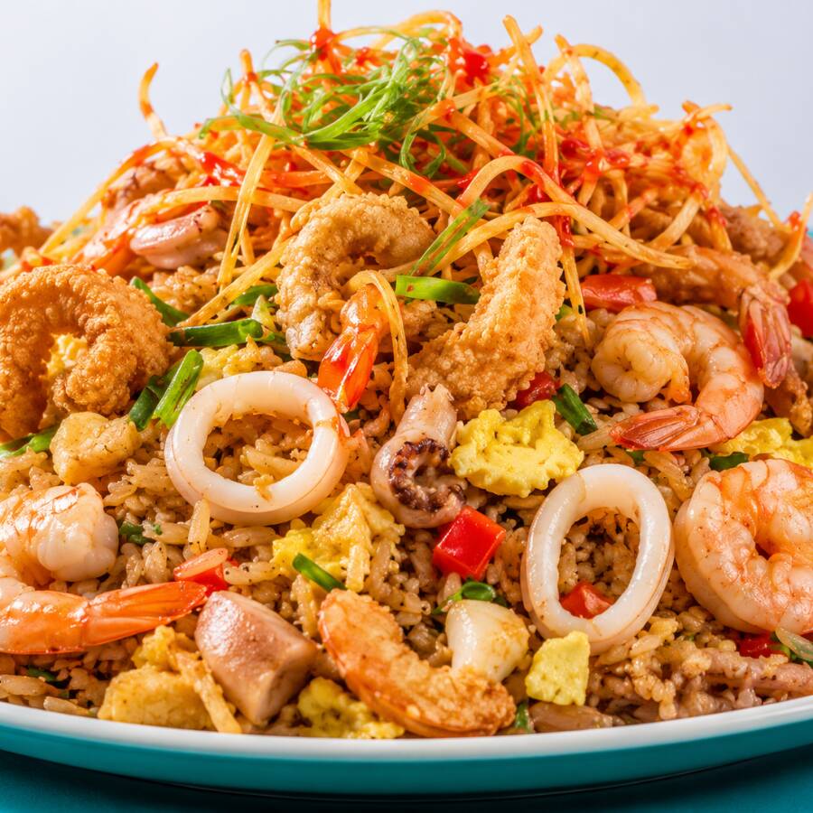 Arroz Chaufa de Mariscos