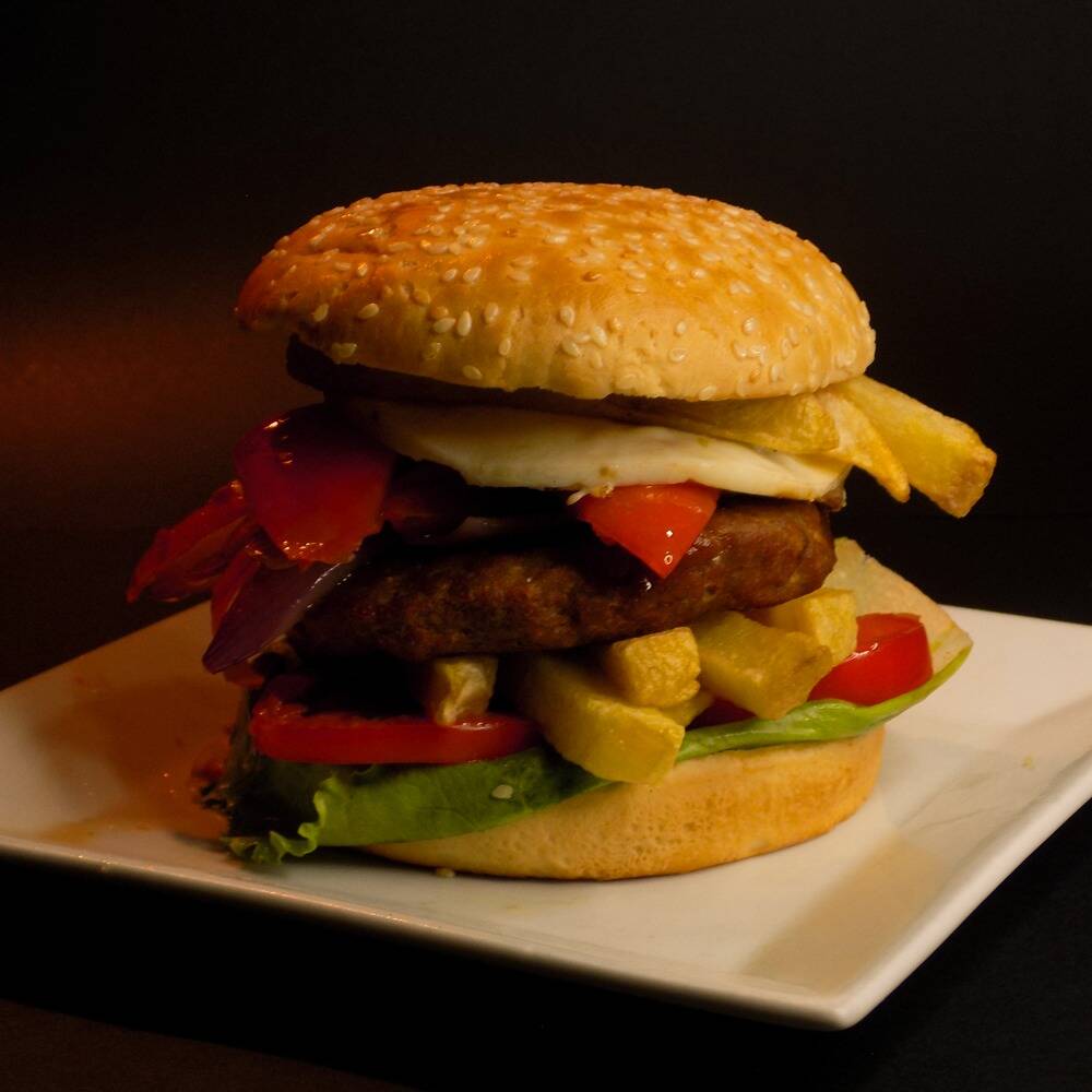 Hamburguesa Salteada