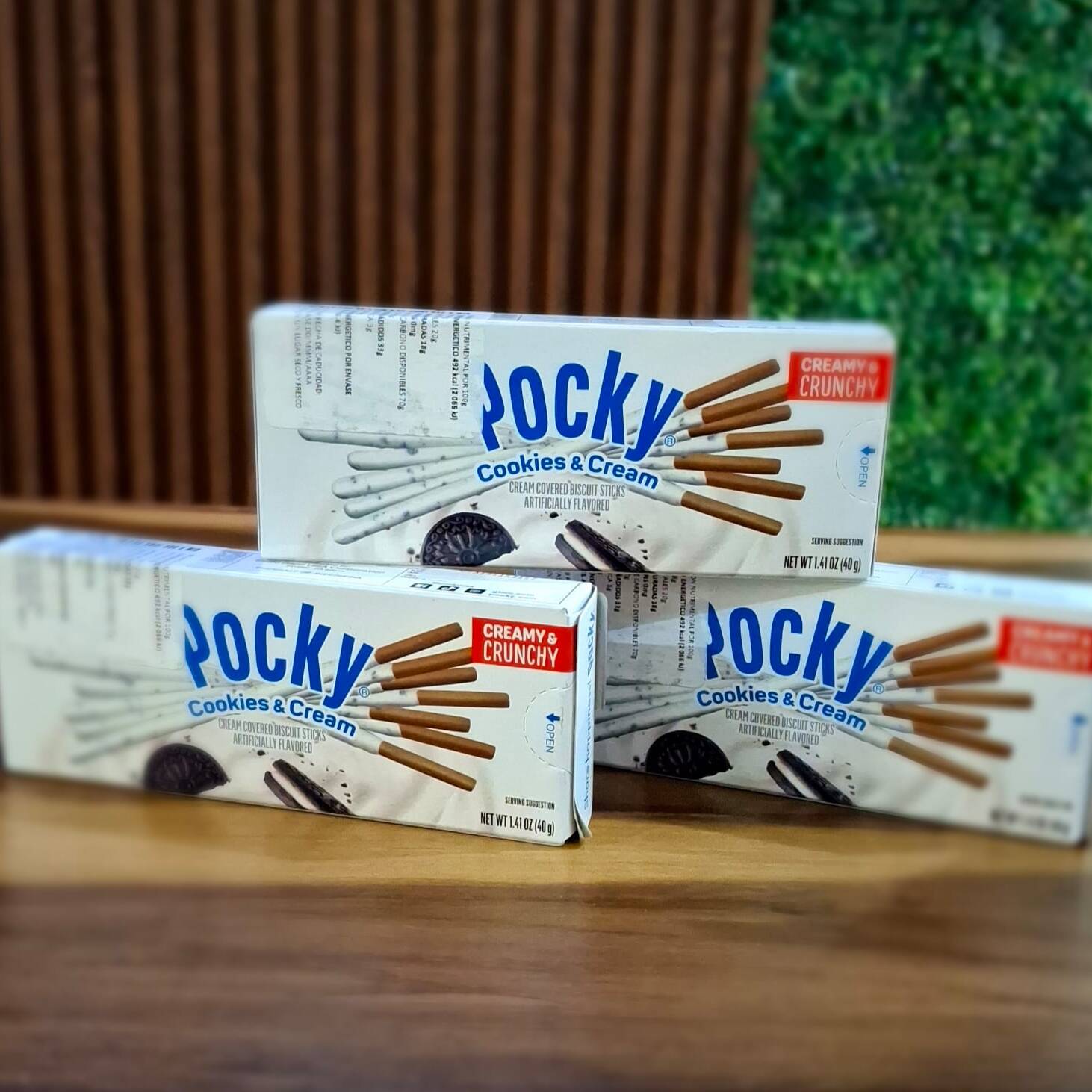 Pocky cookies cream