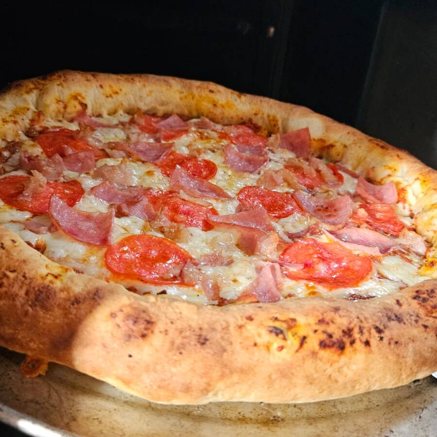 Pizzas orilla rellena de queso 🧀