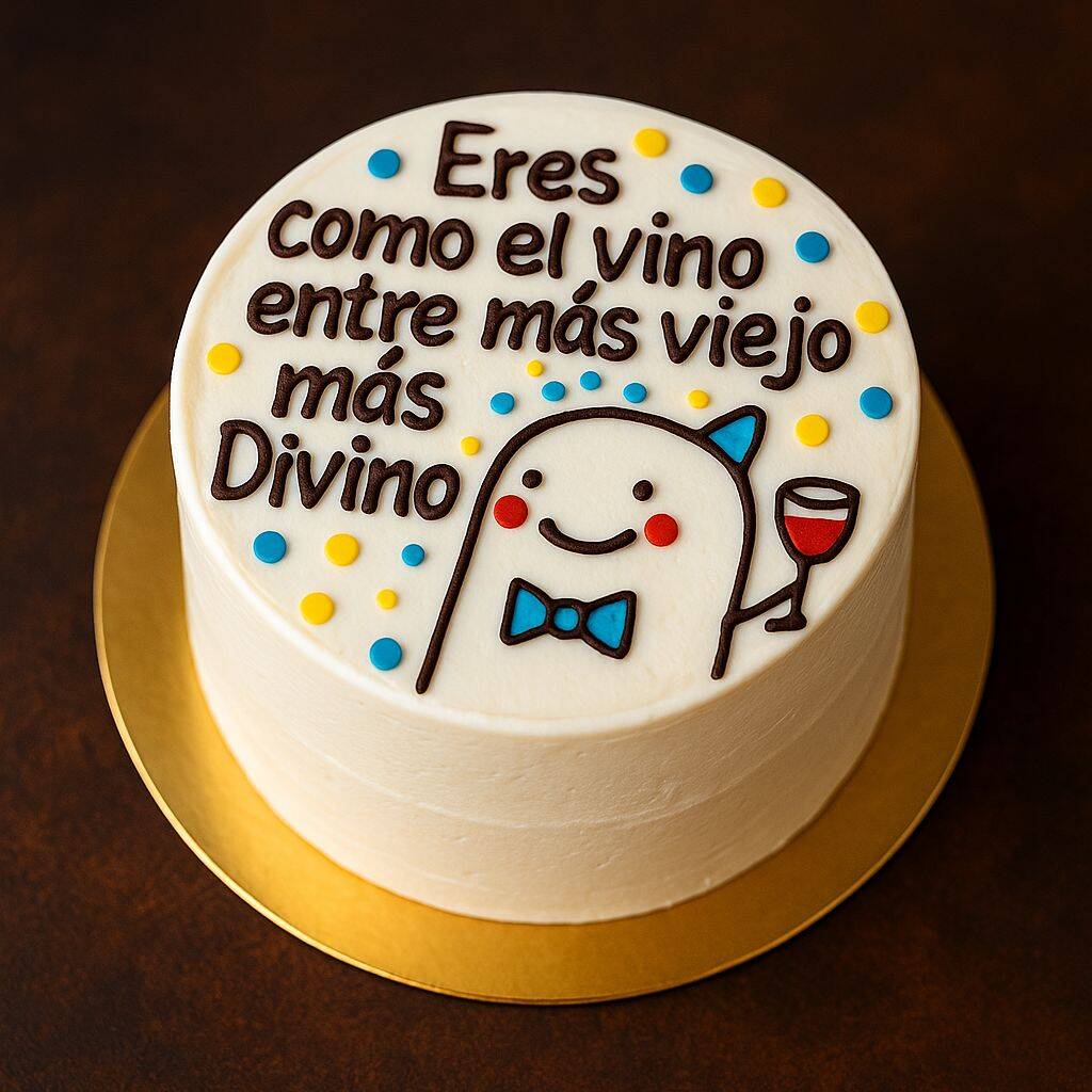 Minicake " Eres como El Vino....."