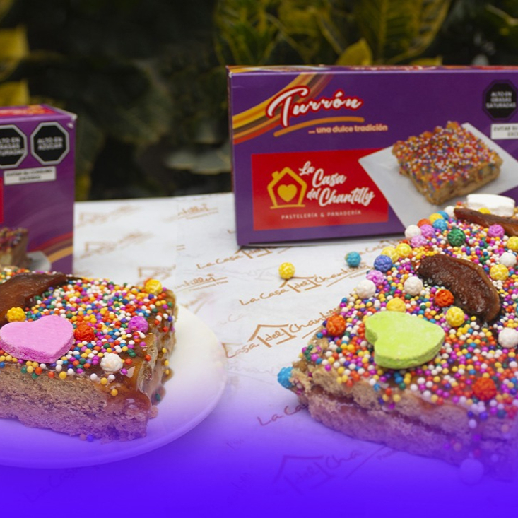 1 Turron 1/2 + 1 turron 1/4