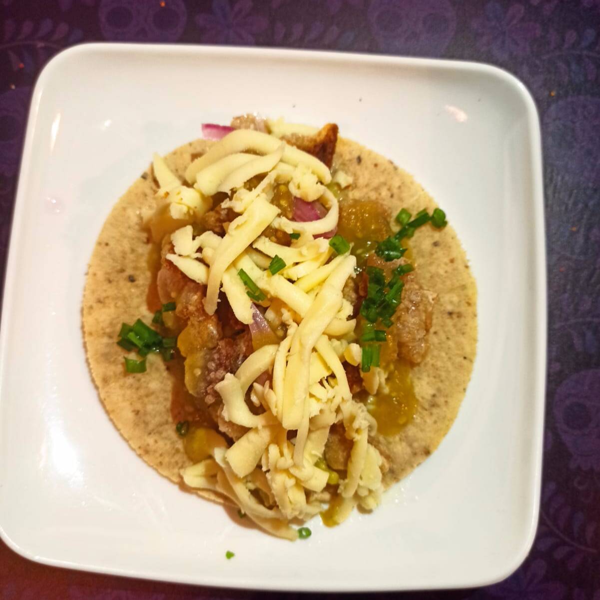 Taco Chicharrón+Bebida
