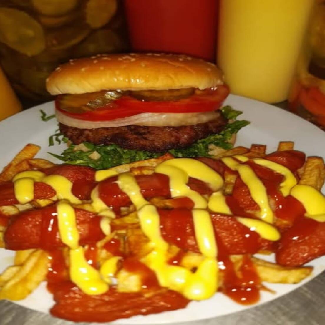 2 Hamburguesas +1 Salchipapas Gr