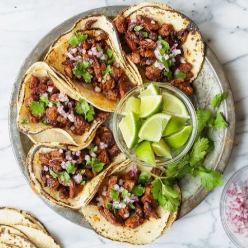 Taco de chorizo
