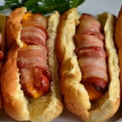 Hot Dog con Tocino