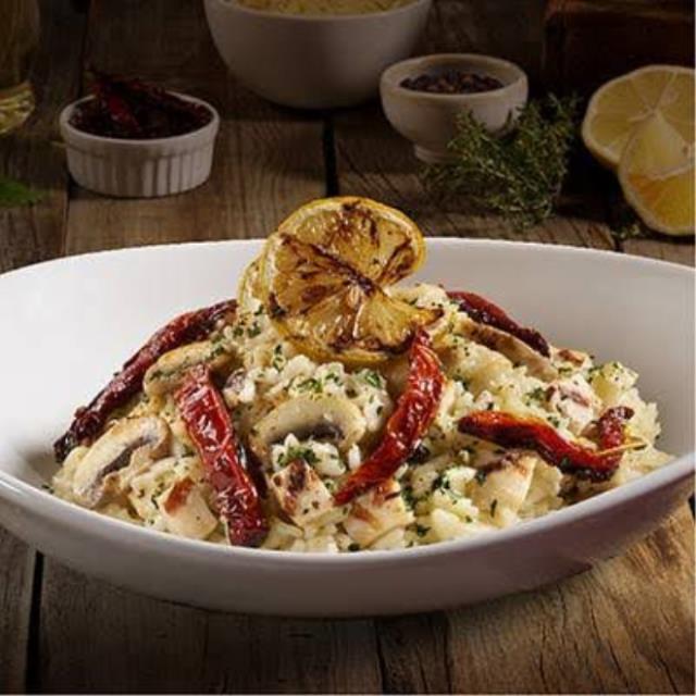 RISOTTO AI FUNGHI E POLLO