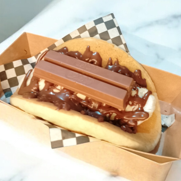 Pancake Taco de Nutella con Plátano