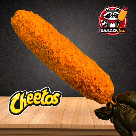 Banderilla Cheetos de Queso.