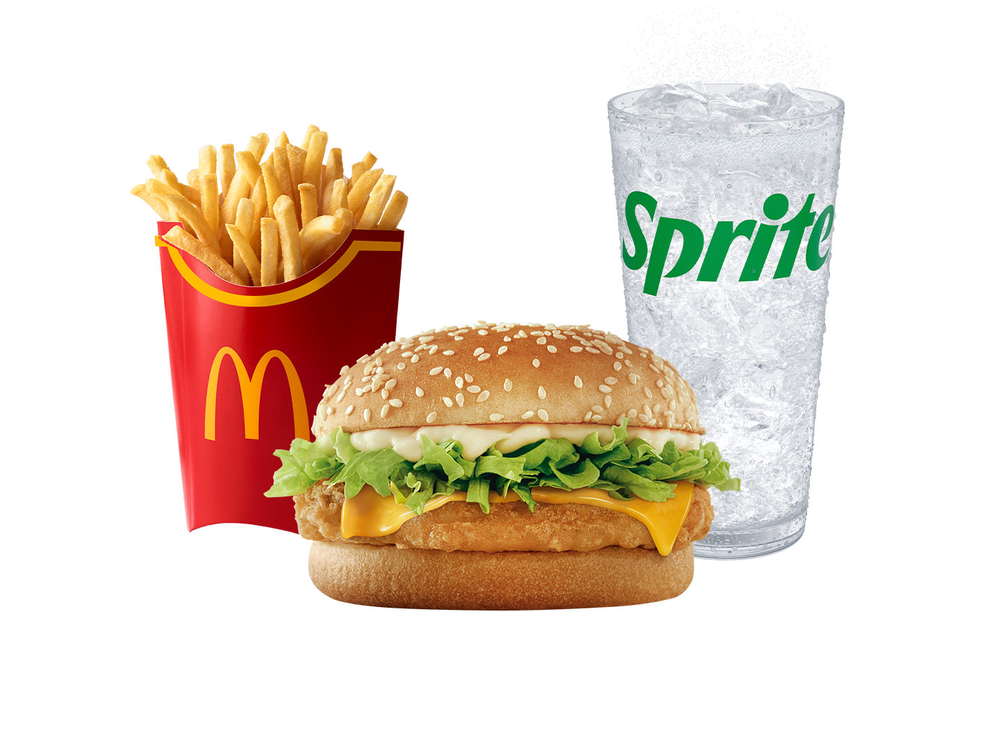 McCombo grande McPollo con queso