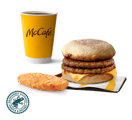 McTrío McMuffin Doble Salchicha