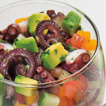 Tostada de Ceviche de Pulpo