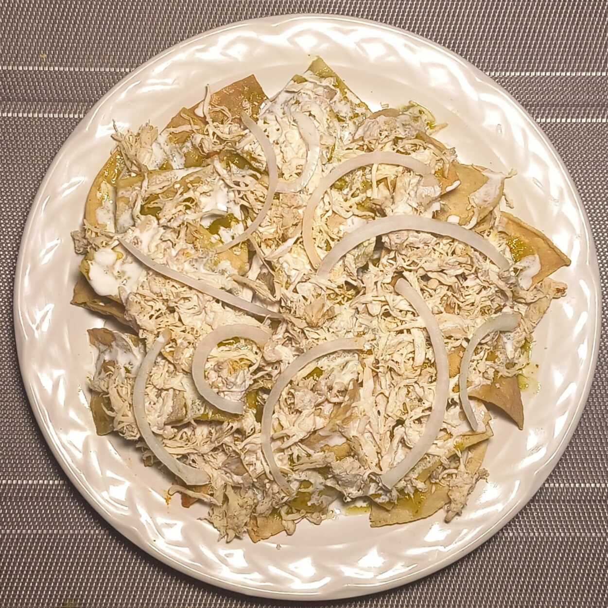 ORDEN DE CHILAQUILES VERDES