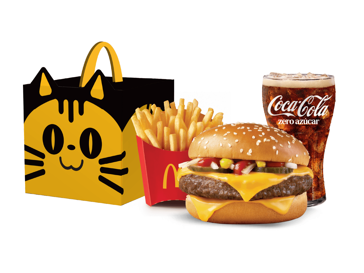 McCombo® Cuarto de Libra® con Queso y una (1) Kitty Box