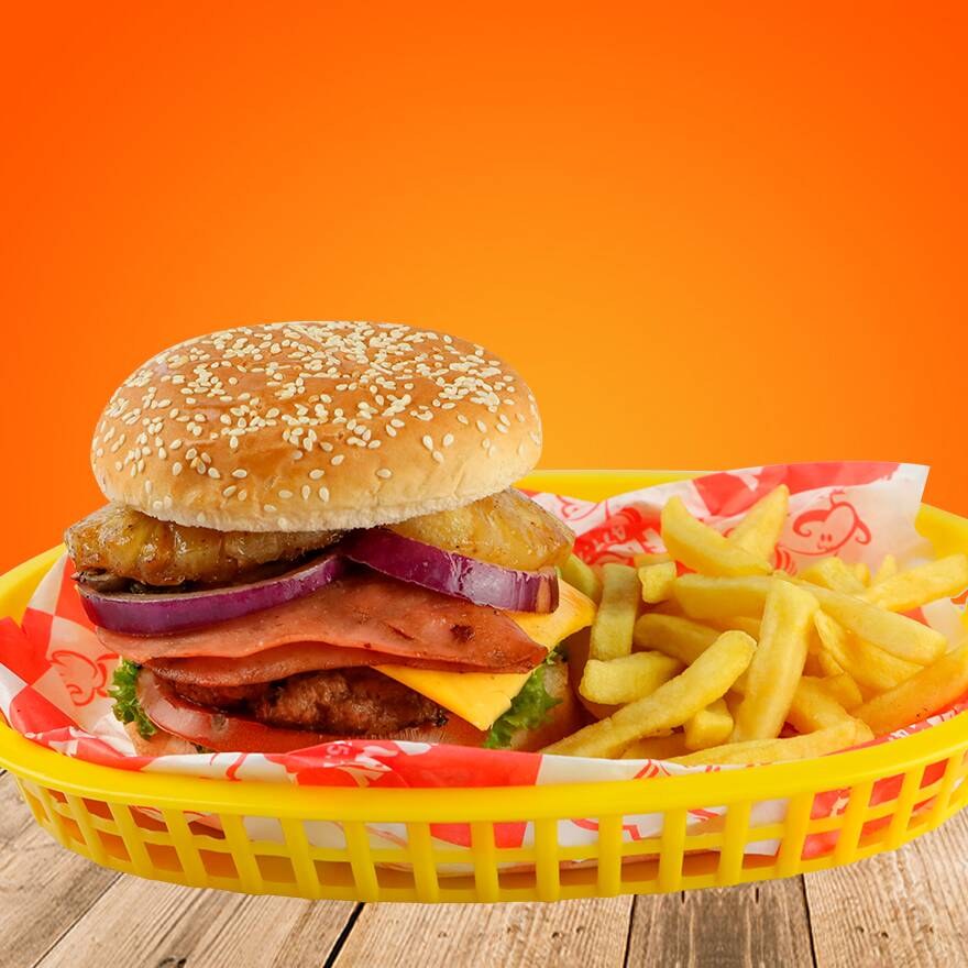 Hamburguesa Hawaiana