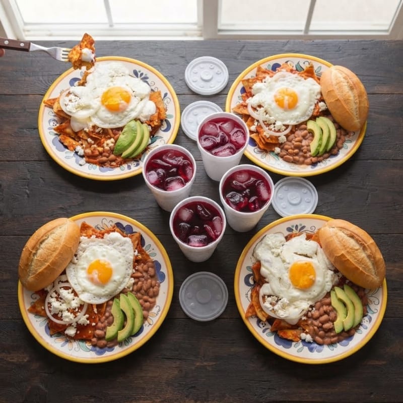 Combo Chilaquiles Banda Completa