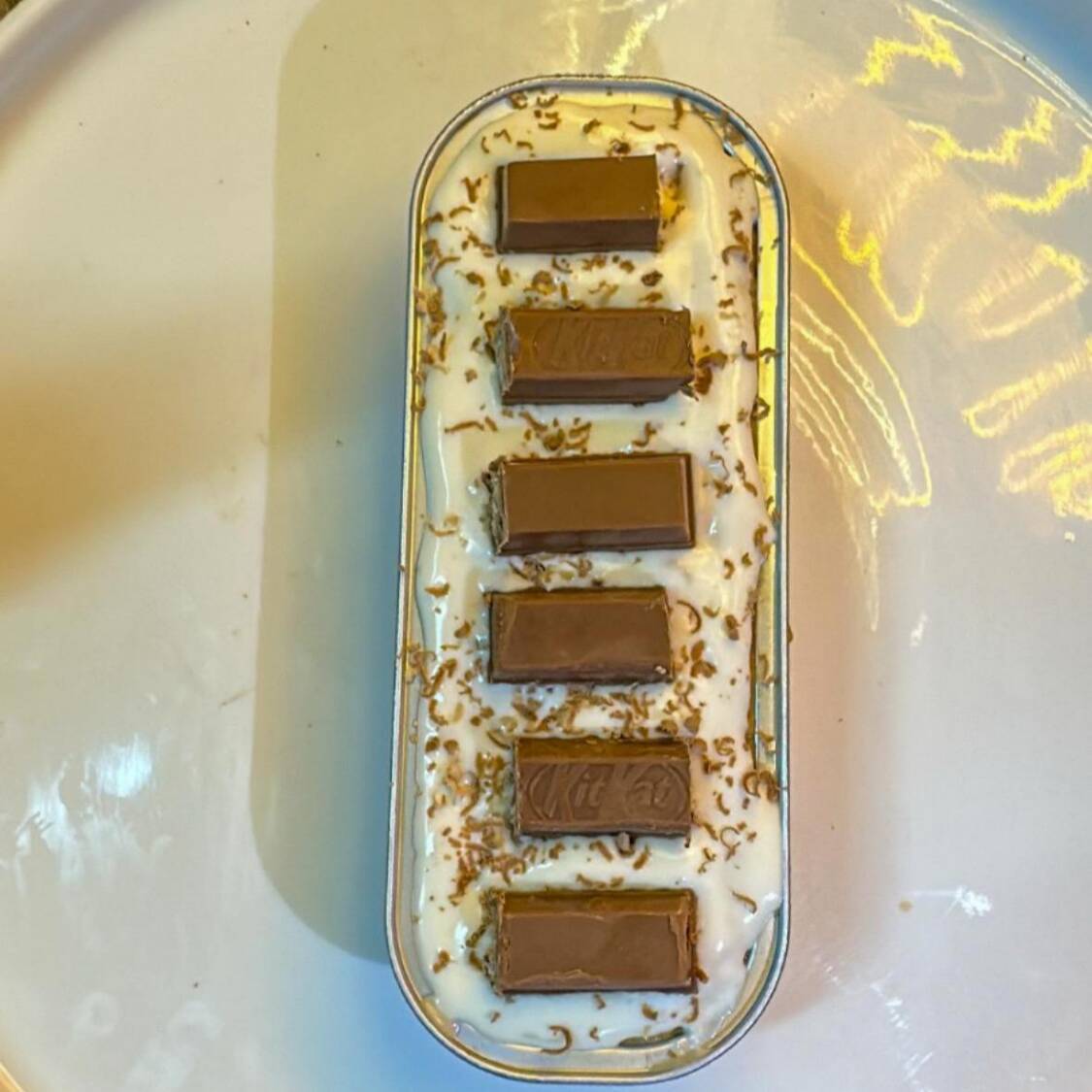 Mojadito de Kit Kat con nutella