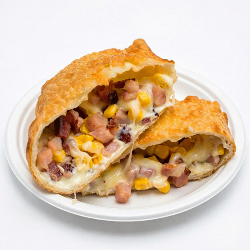 Creme de Milho, queijo e bacon
