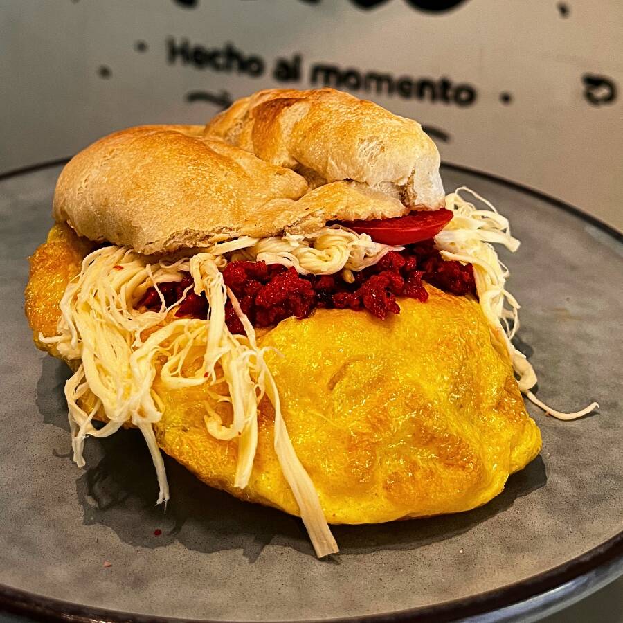 Torta de Huevo con Chorizo