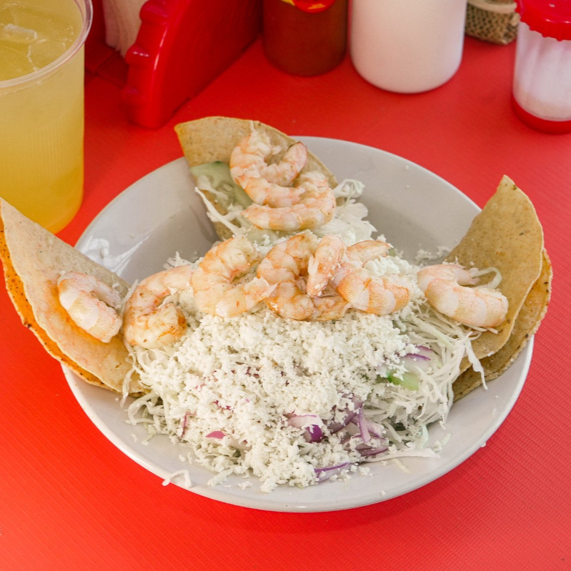 Orden de 3 con Topping de Camarón