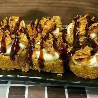 Hot filadelfia com crispy de cebola (10 unidades)