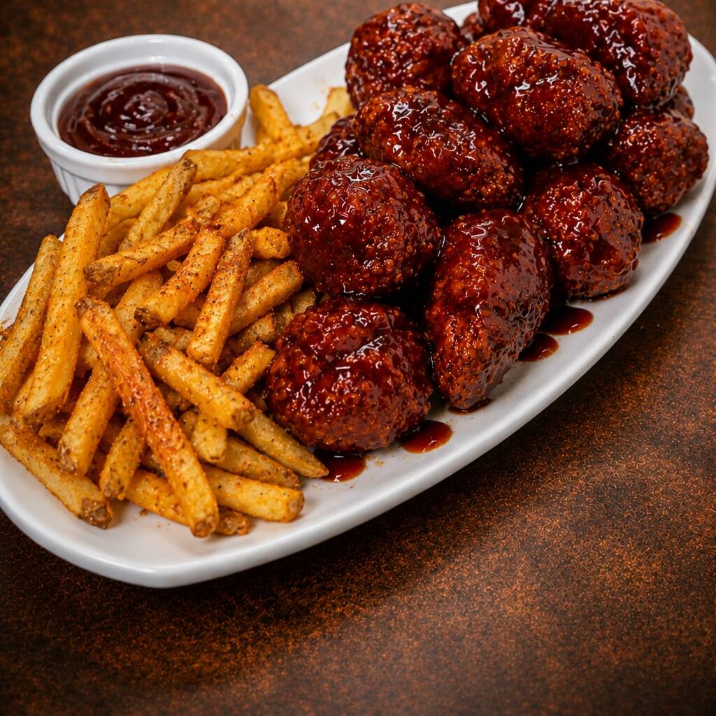 Boneless con Papas