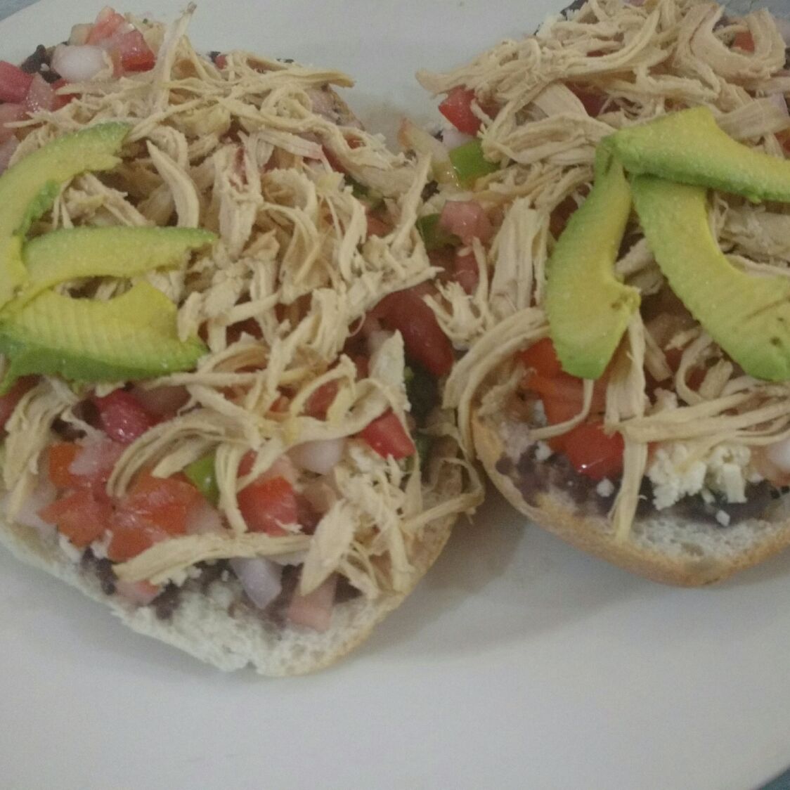 Tostadas de Pollo