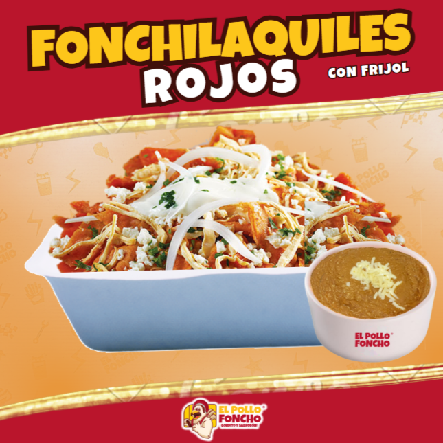 FONCHilaquiles Rojos (con Frijol)