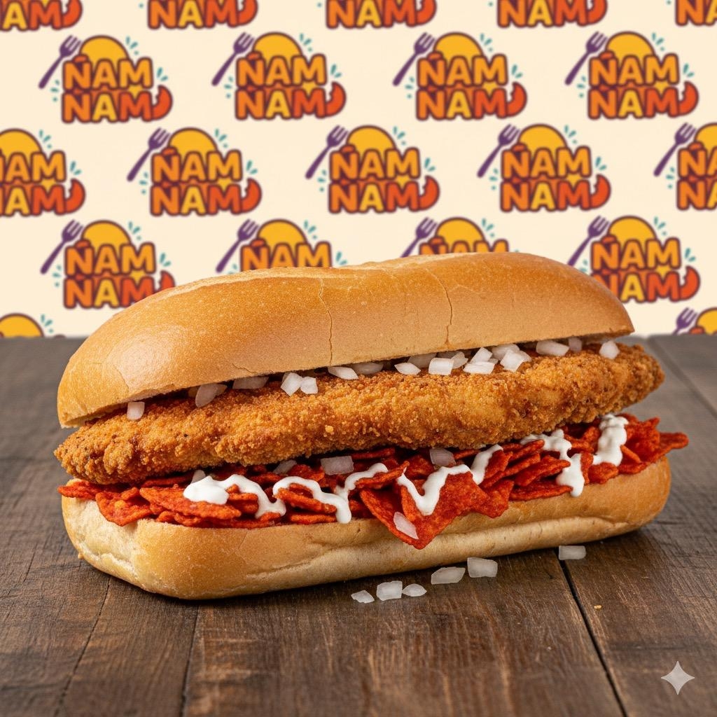 Torta de Chilaquiles Rojos