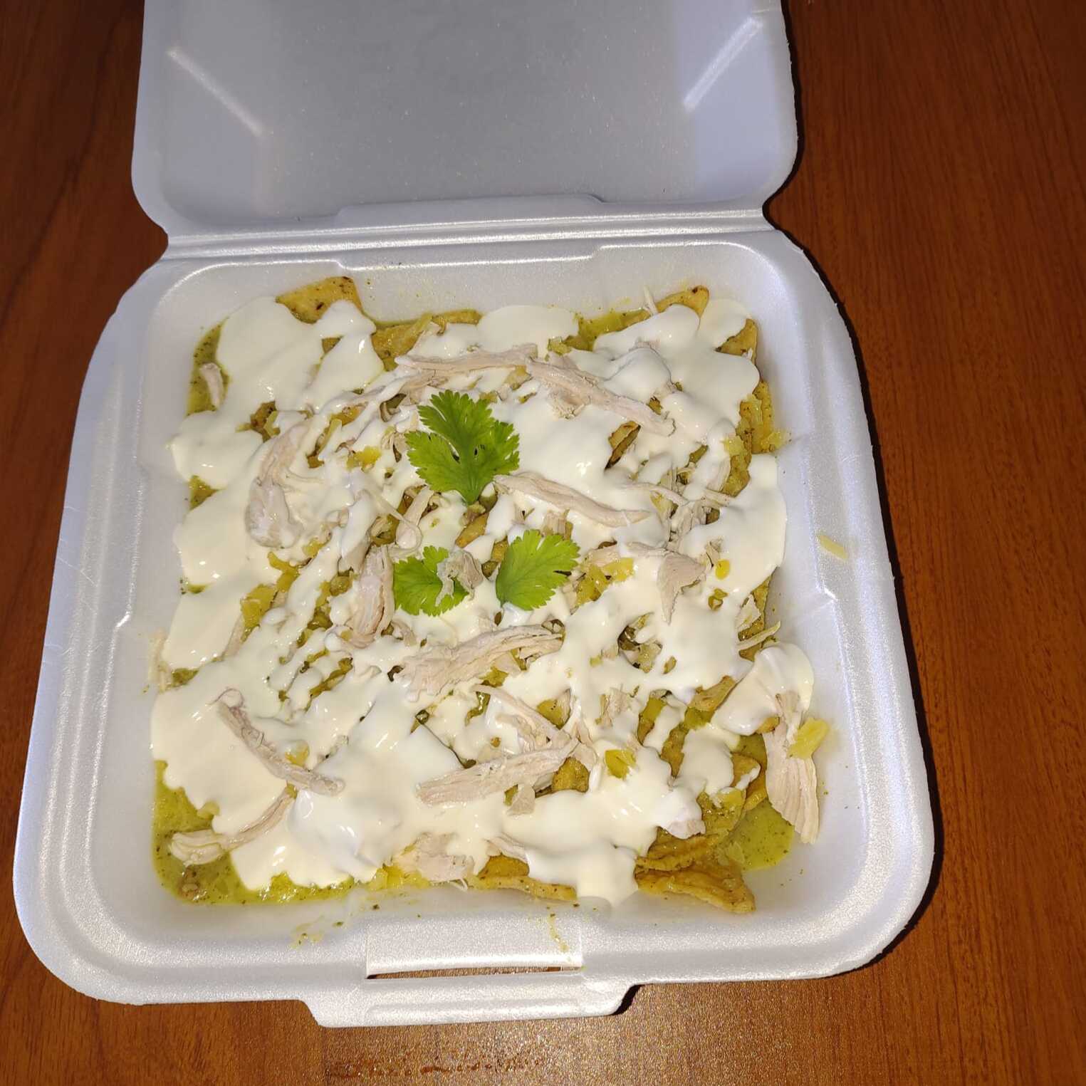 Chilakiles verdes