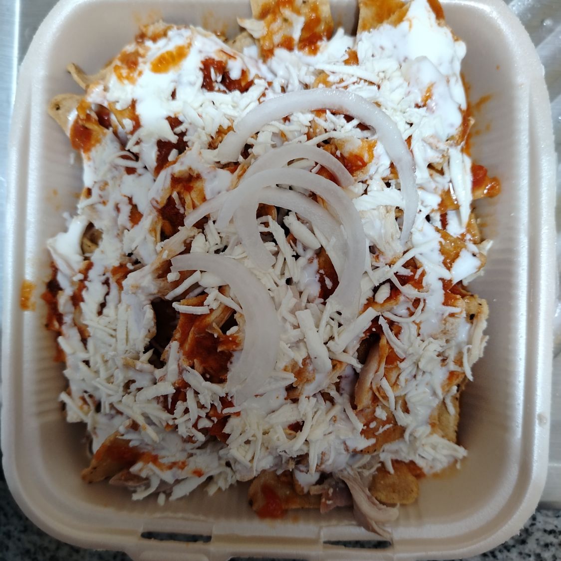 Chilaquiles Rojos Sencillos