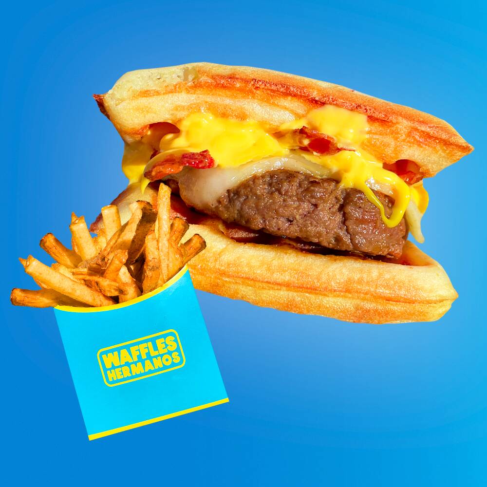 Waffle Cheese Burger