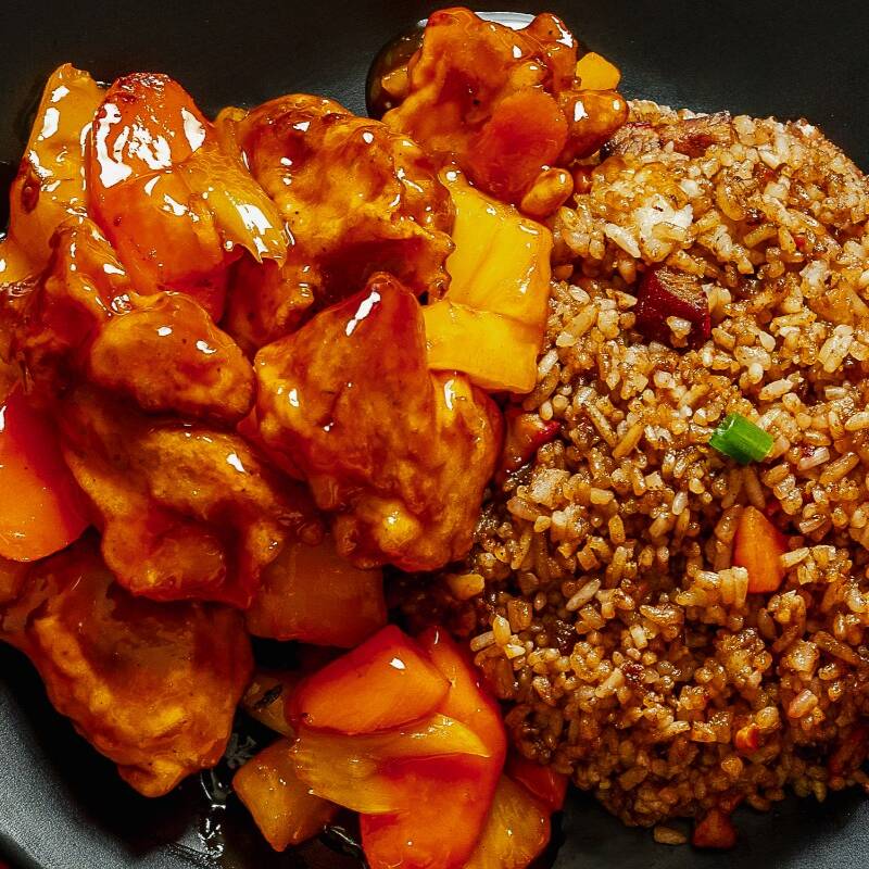 POLLO CON PIÑA MINI.