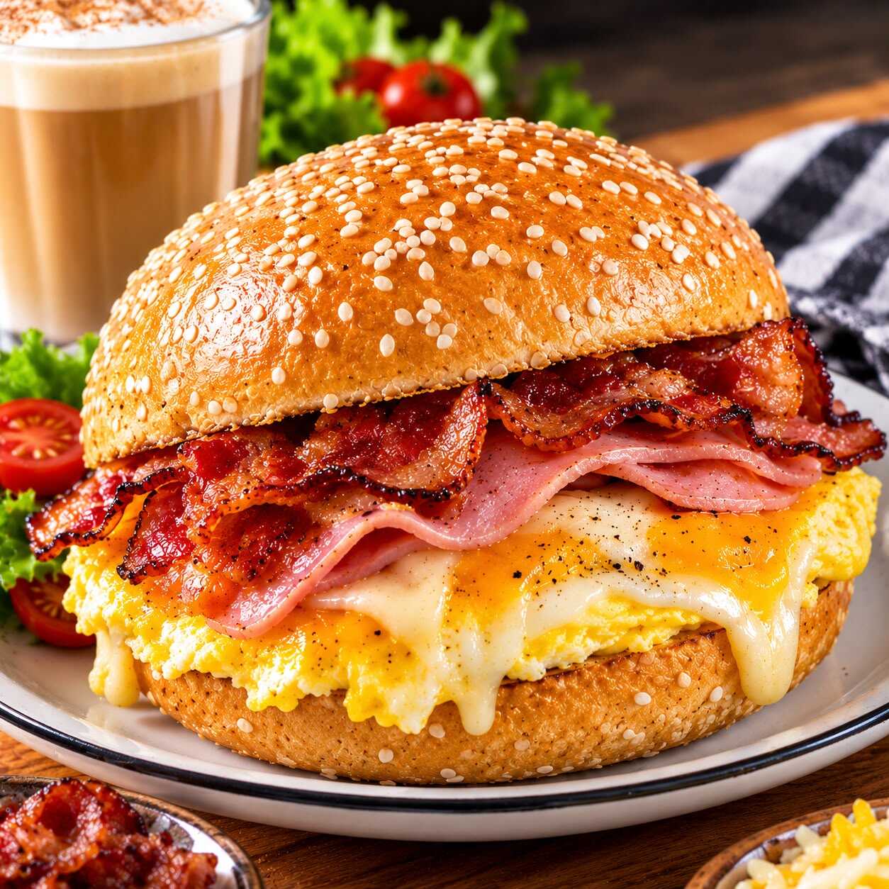 Brioche Completo + Cafe de la Casa