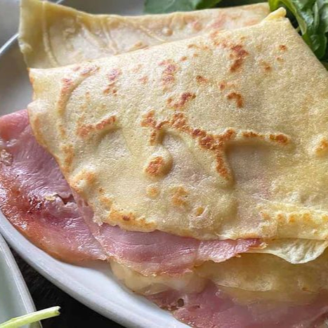 CREPA DE JAMON CON QUESO