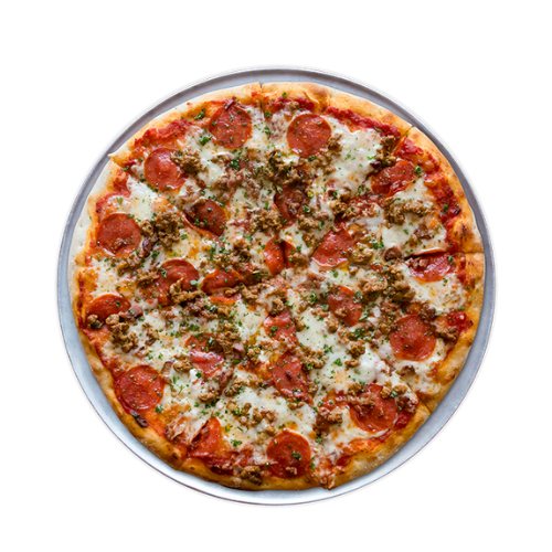 Pizza Mediana *Masa Delgada* 4 Quesos + Tocinator