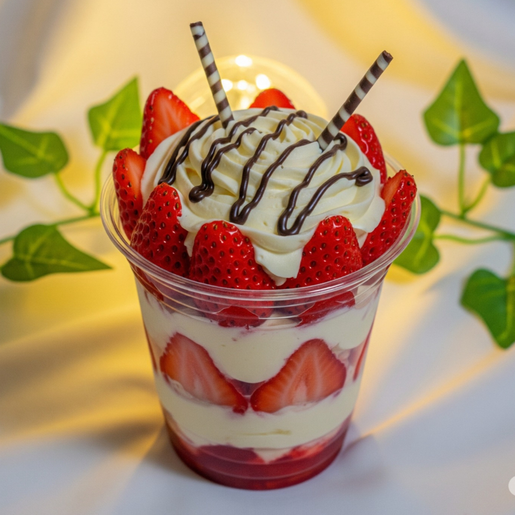 Fresas con Crema Medianas